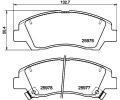 HELLA PAGID Sada brzdovch destiek HPG 8DB 355 023-001, 8DB 355 023-001