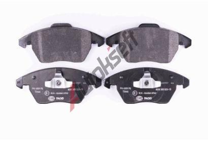 HELLA PAGID Sada brzdovch destiek HPG 8DB 355 023-151, 8DB 355 023-151