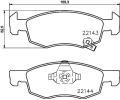 Sada brzdovch destiek HELLA PAGID ‐ HPG 8DB 355 023-261