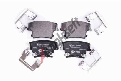 HELLA PAGID Sada brzdovch destiek HPG 8DB 355 025-051, 8DB 355 025-051