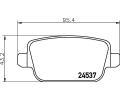 HELLA PAGID Sada brzdovch destiek HPG 8DB 355 025-371, 8DB 355 025-371