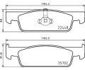 HELLA PAGID Sada brzdovch destiek ‐ HPG 8DB 355 031-551