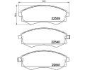 HELLA PAGID Sada brzdovch destiek ‐ HPG 8DB 355 032-081