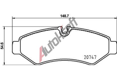 HELLA PAGID Sada brzdových destiček HPG 8DB 355 036-861, 8DB 355 036-861 HELLA PAGID Sada brzdových destiček HPG 8DB 355 036-861, 8DB 355 036-861