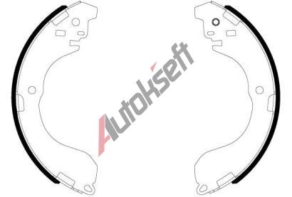 HELLA PAGID Sada brzdovch elist HPG 8DB 355 038-041, 8DB 355 038-041