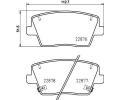 HELLA PAGID Sada brzdovch destiek ‐ HPG 8DB 355 039-431