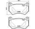 Sada brzdovch destiek HELLA PAGID ‐ HPG 8DB 355 039-511