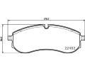 Sada brzdovch destiek HELLA PAGID ‐ HPG 8DB 355 039-531