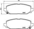 Sada brzdovch destiek HELLA PAGID ‐ HPG 8DB 355 040-021