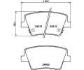 Sada brzdovch destiek HELLA PAGID ‐ HPG 8DB 355 040-041