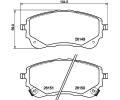 HELLA PAGID Sada brzdovch destiek ‐ HPG 8DB 355 040-191