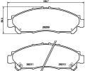 Sada brzdovch destiek HELLA PAGID ‐ HPG 8DB 355 040-431