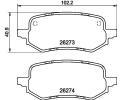 Sada brzdovch destiek HELLA PAGID ‐ HPG 8DB 355 040-931