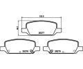 Sada brzdovch destiek HELLA PAGID ‐ HPG 8DB 355 040-951