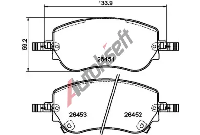 HELLA PAGID Sada brzdových destiček HPG 8DB 355 043-861, 8DB 355 043-861 HELLA PAGID Sada brzdových destiček HPG 8DB 355 043-861, 8DB 355 043-861