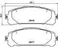 HELLA PAGID Sada brzdovch destiek ‐ HPG 8DB 355 043-871