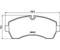 Sada brzdovch destiek HELLA PAGID ‐ HPG 8DB 355 043-911