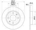 HELLA PAGID Brzdov kotou PRO - 247 mm ‐ HPG 8DD 355 100-841