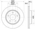 Brzdov kotou HELLA PAGID ‐ HPG 8DD 355 101-351