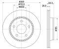 Brzdov kotou HELLA PAGID ‐ HPG 8DD 355 101-351