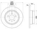 Brzdov kotou HELLA PAGID ‐ HPG 8DD 355 103-701