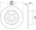 Brzdov kotou HELLA PAGID ‐ HPG 8DD 355 104-701