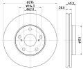 Brzdový kotouč HELLA PAGID ‐ HPG 8DD 355 104-931 Brzdový kotouč HELLA PAGID ‐ HPG 8DD 355 104-931
