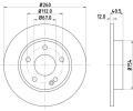 HELLA PAGID Brzdov kotou PRO - 260 mm ‐ HPG 8DD 355 105-971