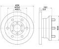 HELLA PAGID Brzdov kotou - 290 mm ‐ HPG 8DD 355 106-361