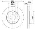 HELLA PAGID Brzdov kotou PRO - 258 mm ‐ HPG 8DD 355 106-431
