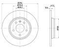 HELLA PAGID Brzdov kotou PRO - 294 mm ‐ HPG 8DD 355 106-661