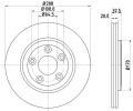 HELLA PAGID Brzdov kotou - 288 mm ‐ HPG 8DD 355 106-831