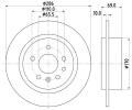 HELLA PAGID Brzdov kotou - 286 mm ‐ HPG 8DD 355 107-001