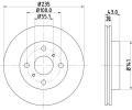 Brzdov kotou HELLA PAGID ‐ HPG 8DD 355 107-281