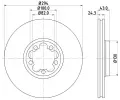 HELLA PAGID Brzdov kotou PRO - 294 mm ‐ HPG 8DD 355 107-311