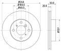 HELLA PAGID Brzdov kotou - 246 mm ‐ HPG 8DD 355 107-391