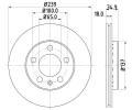 HELLA PAGID Brzdov kotou PRO - 239 mm ‐ HPG 8DD 355 107-651