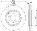 HELLA PAGID Brzdov kotou PRO - 320 mm ‐ HPG 8DD 355 107-691