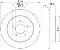 HELLA PAGID Brzdov kotou - 290 mm ‐ HPG 8DD 355 107-901