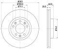 Brzdov kotou HELLA PAGID ‐ HPG 8DD 355 108-411