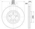 HELLA PAGID Brzdov kotou - 285 mm ‐ HPG 8DD 355 108-761