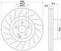 Brzdov kotou HELLA PAGID ‐ HPG 8DD 355 110-181