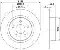 Brzdov kotou HELLA PAGID ‐ HPG 8DD 355 110-291