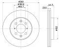 Brzdov kotou HELLA PAGID ‐ HPG 8DD 355 110-321