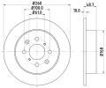 HELLA PAGID Brzdov kotou - 260 mm ‐ HPG 8DD 355 110-331