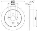 Brzdov kotou HELLA PAGID ‐ HPG 8DD 355 110-471