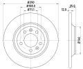 HELLA PAGID Brzdov kotou PRO - 290 mm ‐ HPG 8DD 355 110-801