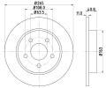 Brzdov kotou HELLA PAGID ‐ HPG 8DD 355 111-381