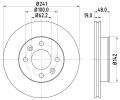 Brzdov kotou HELLA PAGID ‐ HPG 8DD 355 111-431