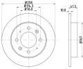 Brzdov kotou HELLA PAGID ‐ HPG 8DD 355 111-451